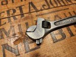 Scholler Mfg Co 6" Adjustable Wrench Vtg