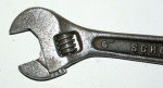 Old Vintage SCHOLLER 6" Adjustable Crescent style wrench tool Buffalo NY