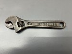 VINTAGE 6" SCHOLLER ADJUSTABLE WRENCH THE SCHOLLER MFG. CO - GREAT PATINA - USA!