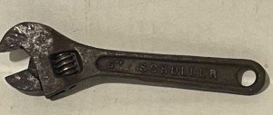 vintage  Scholler 6'' adjustable  wrench, Scholler Mfg. Co. Buffalo NY