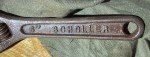 vintage  Scholler 6'' adjustable  wrench, Scholler Mfg. Co. Buffalo NY