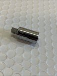Duro chrome 344   5/16 REDUCER TO 1/4" DRIVE SOCKET USA RARE