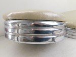 Vtg Retro Duro Chrome Sparkle Bar Soda Stool Top Replacement Top Only 13” PARTS!
