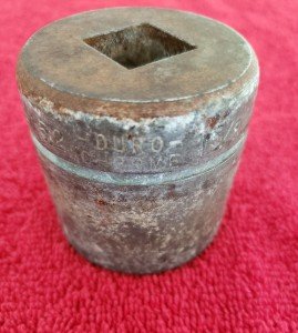 Vintage DURO CHROME USA #4152, 1-5/8" 12 point, 3/4" Drive Heavy Duty Socket