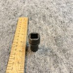 Duro-Chrome 7/16" Impact Socket 1/2" Drive 12 Point #1614 USA