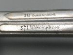 DURO CHROME 372 7/8  &  1 1/8  & DURO CHROME 371  1 IN & 3/4 INCH WRENCHES