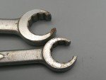 DURO CHROME 372 7/8  &  1 1/8  & DURO CHROME 371  1 IN & 3/4 INCH WRENCHES