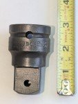 Socket Adapter 3/4" Female DRIVE 1" To Male DRIVE DURO CHROME 2990 USA