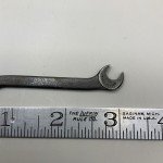 Vintage Duro Chrome No. E63 7/32” By 1/4” Ignition  Midget Wrench