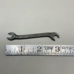 Vintage Duro Chrome No. E63 7/32” By 1/4” Ignition  Midget Wrench