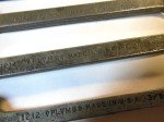 Six (6) Vintage PLOMB & DURO-CHROME Combination Wrenches, 5/8 to 3/8, Very Nice