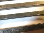 Six (6) Vintage PLOMB & DURO-CHROME Combination Wrenches, 5/8 to 3/8, Very Nice