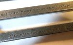 Six (6) Vintage PLOMB & DURO-CHROME Combination Wrenches, 5/8 to 3/8, Very Nice