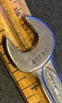 DURO CHROME 0725B OPEN END WRENCH 9/16 X 1/2 INCH QUALITY VINTAGE USA TOOL