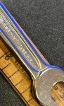 DURO CHROME 0725B OPEN END WRENCH 9/16 X 1/2 INCH QUALITY VINTAGE USA TOOL