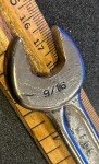DURO CHROME 0725B OPEN END WRENCH 9/16 X 1/2 INCH QUALITY VINTAGE USA TOOL
