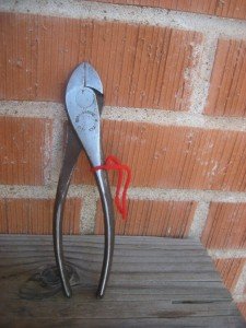 1960s Vintage 7" Length ** DURO CHROME *** Diagonal Cutting Pliers 2131 USA