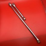 Vintage Duro Chrome 4435 12in & 4433 6in Socket Extensions 3/8" Drive USA