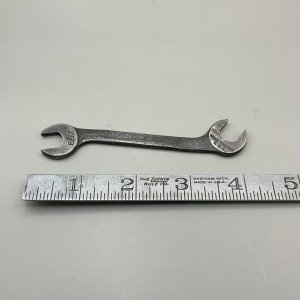 Vintage Duro Chrome No. E67 11/32” By 3/8” Ignition Midget Wrench