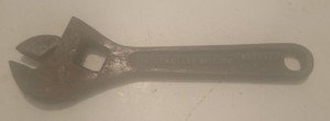VTG 8" SCHOLLER MFG CO., INC. Adjustable Crescent Wrench Buffalo, NY. USA MADE