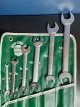 Vintage Duro-Chrome Tools - open end wrenches set #1703