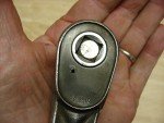Vntg Duro-Chrome 677D USA Flip/Flop Ratchet Wrench,1/2" Drive X 10-7/16",XLINT!