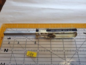 Duro Chrome 1/4" Spinner Handle Socket Wrench