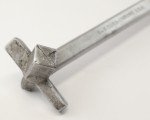 9” Duro - Chrome No. 643 Multi Head Drain Plug Wrench / Mechanic Hand Tool