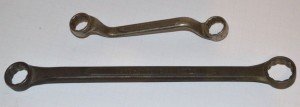 Vintage Pair of Duro-Chrome Box End Wrenches 5/8"-7/8" !!Excellent Finds!!