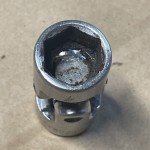 Vintage USA Duro Chrome 3/8" Drive 1/2" Swivel Socket - 4416UV