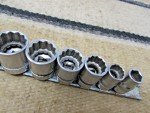 Duro-Chrome 3/8 Ratchet & Socket Set Great working Condition
