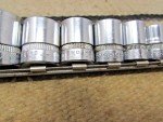 Duro-Chrome 3/8 Ratchet & Socket Set Great working Condition