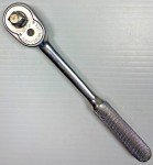 Vintage DURO-CHROME (Indestro) 4472 Reversible Ratchet 3/8" Drive USA Made Tool