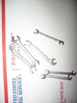 WILLIAMS & DURO CHROME MINI OPEN END WRENCHES,6-PCS.
