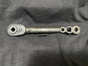 Vintage Duro-Chrome 4490 Ratcheting Refrigeration Wrench USA