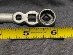 Vintage Duro-Chrome 4490 Ratcheting Refrigeration Wrench USA