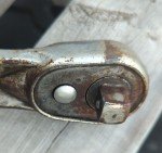 Vintage DURO-CHROME #678D 3/8" Drive Reversible Ratchet