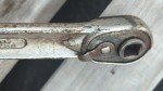 Vintage DURO-CHROME #678D 3/8" Drive Reversible Ratchet
