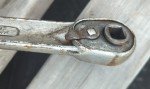 Vintage DURO-CHROME #678D 3/8" Drive Reversible Ratchet