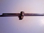 DURO CHROME 3/8" DRIVE, 10" SLIDING T-HANDLE BREAKER BAR, #663 MADE IN U.S.A.