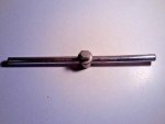 DURO CHROME 3/8" DRIVE, 10" SLIDING T-HANDLE BREAKER BAR, #663 MADE IN U.S.A.