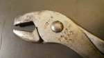 Vintage Duro-Chrome No. 2116 Battery Terminal Pliers Made in USA Old Tool 8"