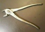 Vintage Duro-Chrome No. 2116 Battery Terminal Pliers Made in USA Old Tool 8"