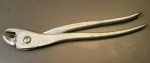 Vintage Duro-Chrome No. 2116 Battery Terminal Pliers Made in USA Old Tool 8"