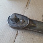 RARE Vintage DURO-CHROME 1/2" Drive Ratchet No. 678D Made In The USA