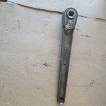 RARE Vintage DURO-CHROME 1/2" Drive Ratchet No. 678D Made In The USA