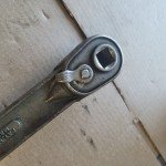 RARE Vintage DURO-CHROME 1/2" Drive Ratchet No. 678D Made In The USA