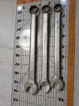 Vintage Duro Chrome Combination Wrench Set 9/16" 5/8" 11/16" USA