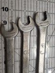 Vintage Duro Chrome Combination Wrench Set 9/16" 5/8" 11/16" USA