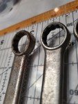 Vintage Duro Chrome Combination Wrench Set 9/16" 5/8" 11/16" USA